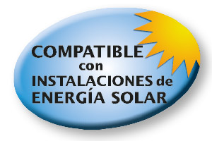 Compatible con energía solar térmica